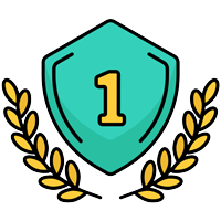 NUmber One Badge