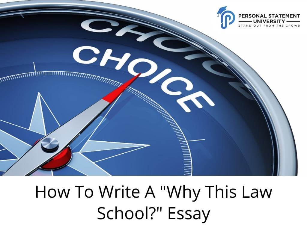 How To Write A "Why This Law School?" Essay